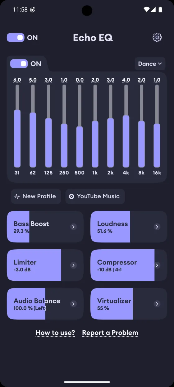 Echo Equalizer App